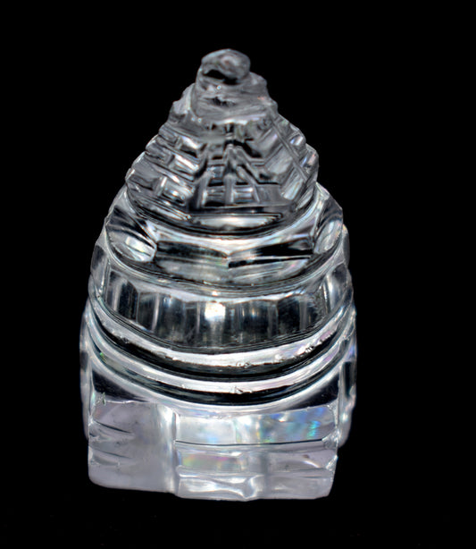 Crystal Sri Yantra, Solid HIMALAYAN Sri YANTRA Carved Crystal Quartz Shree Yantra, Spathic Shree Yantra, Yantra Crystal