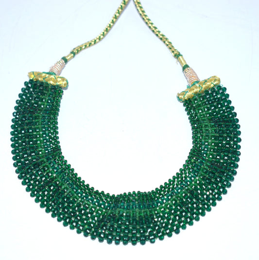 Beautiful Green Hydro Glass Necklace