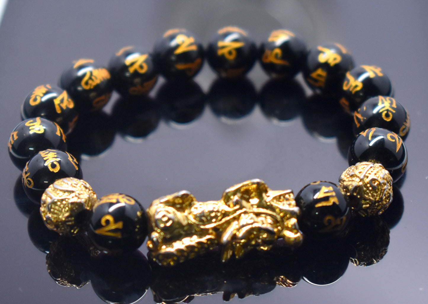 Feng Shui Black Obsidian Wealth Bracelet