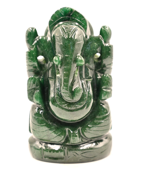 Green Aventurine Ganesh 303 Gram