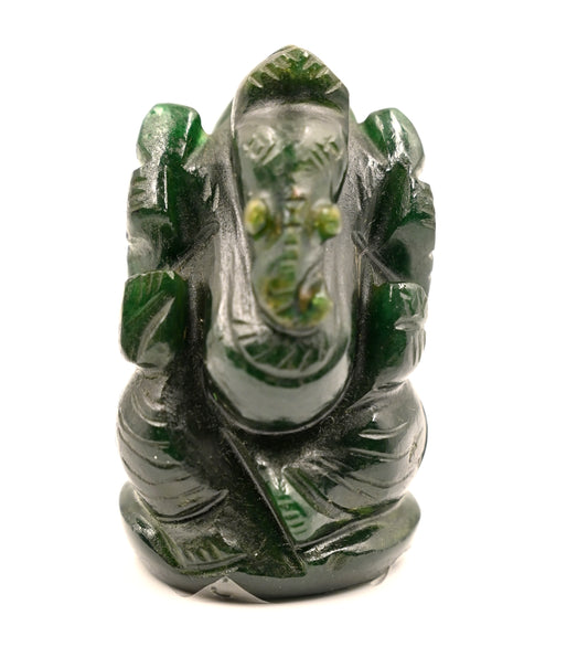 Green Aventurine Ganesh 132 Gram