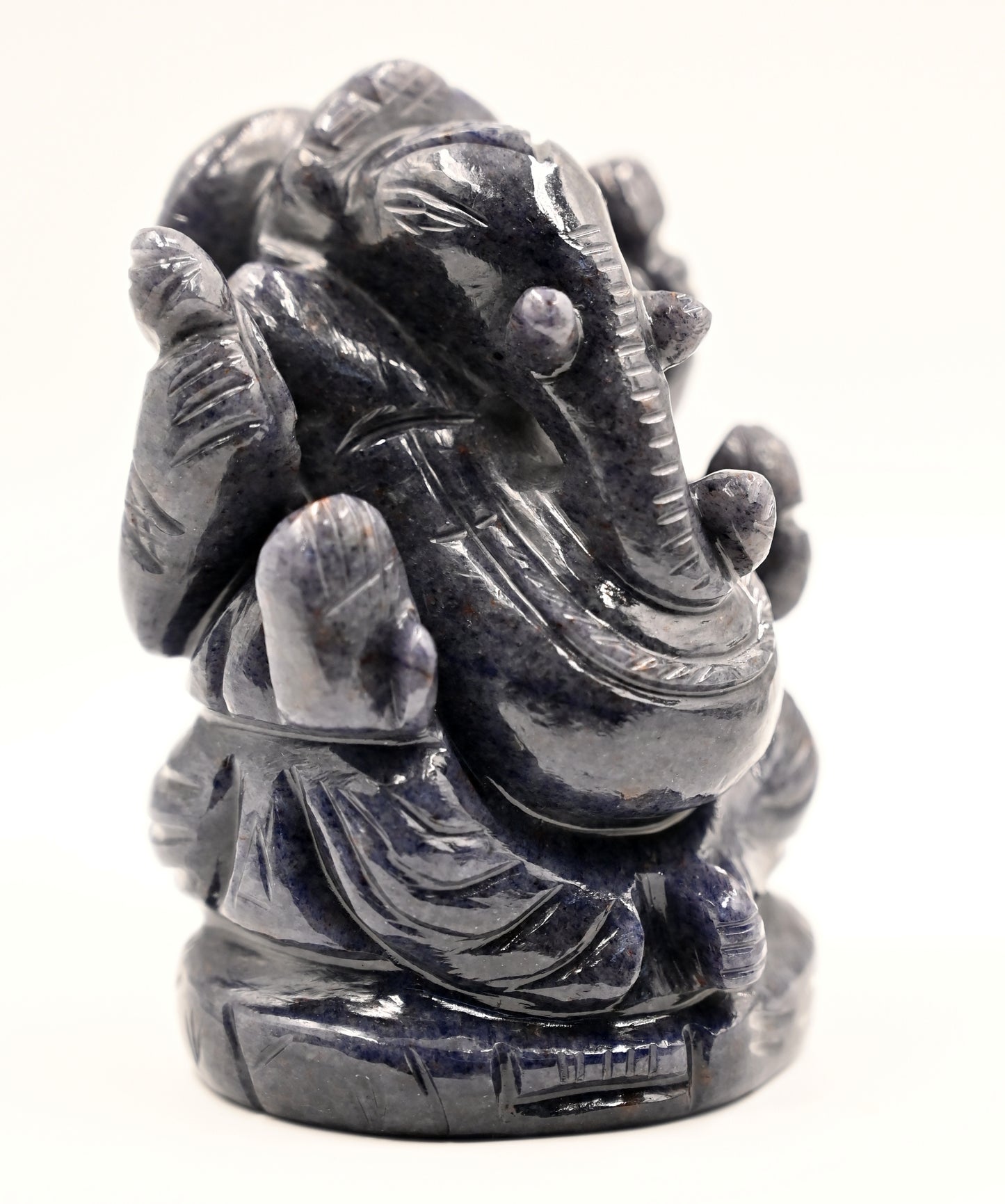 Blue Aventurine Ganesh 463 Gram