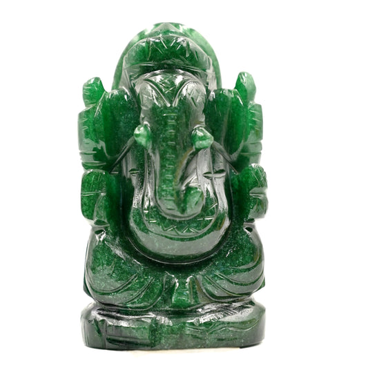 Green Aventurine Ganesh 230 Gram