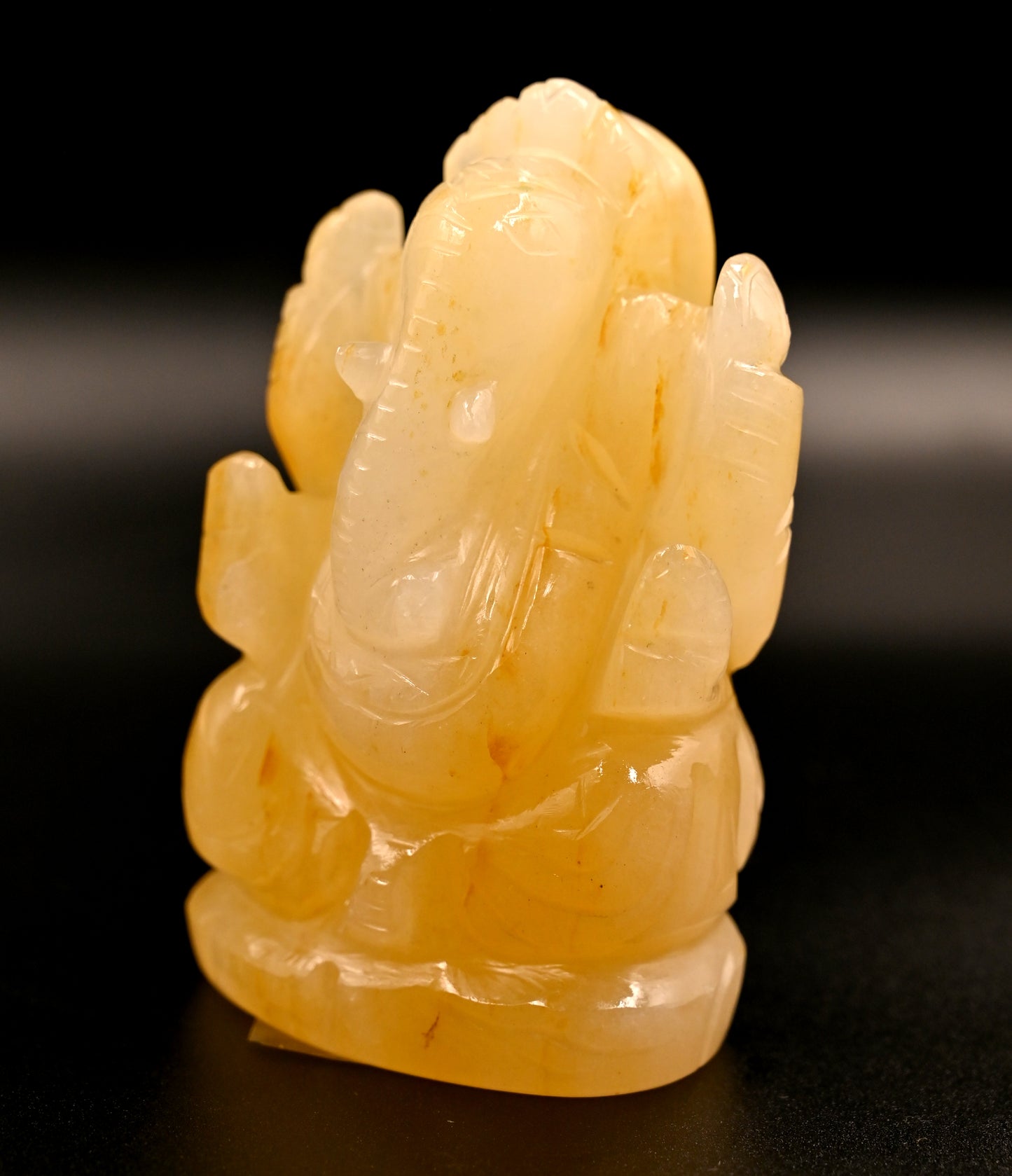 Yellow Aventurine Ganesh 263 Gram