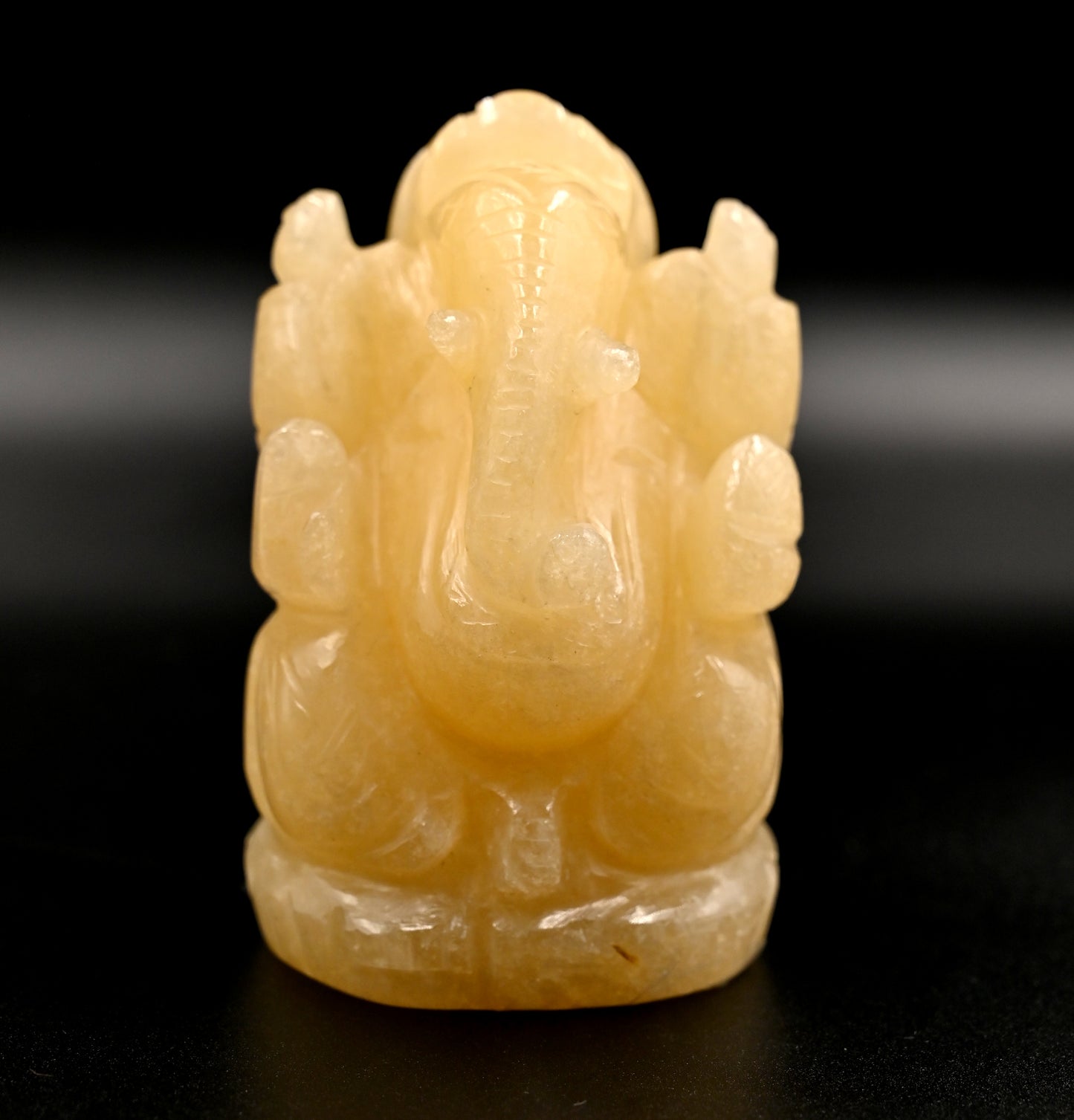 Yellow Aventurine Ganesh 293 Gram