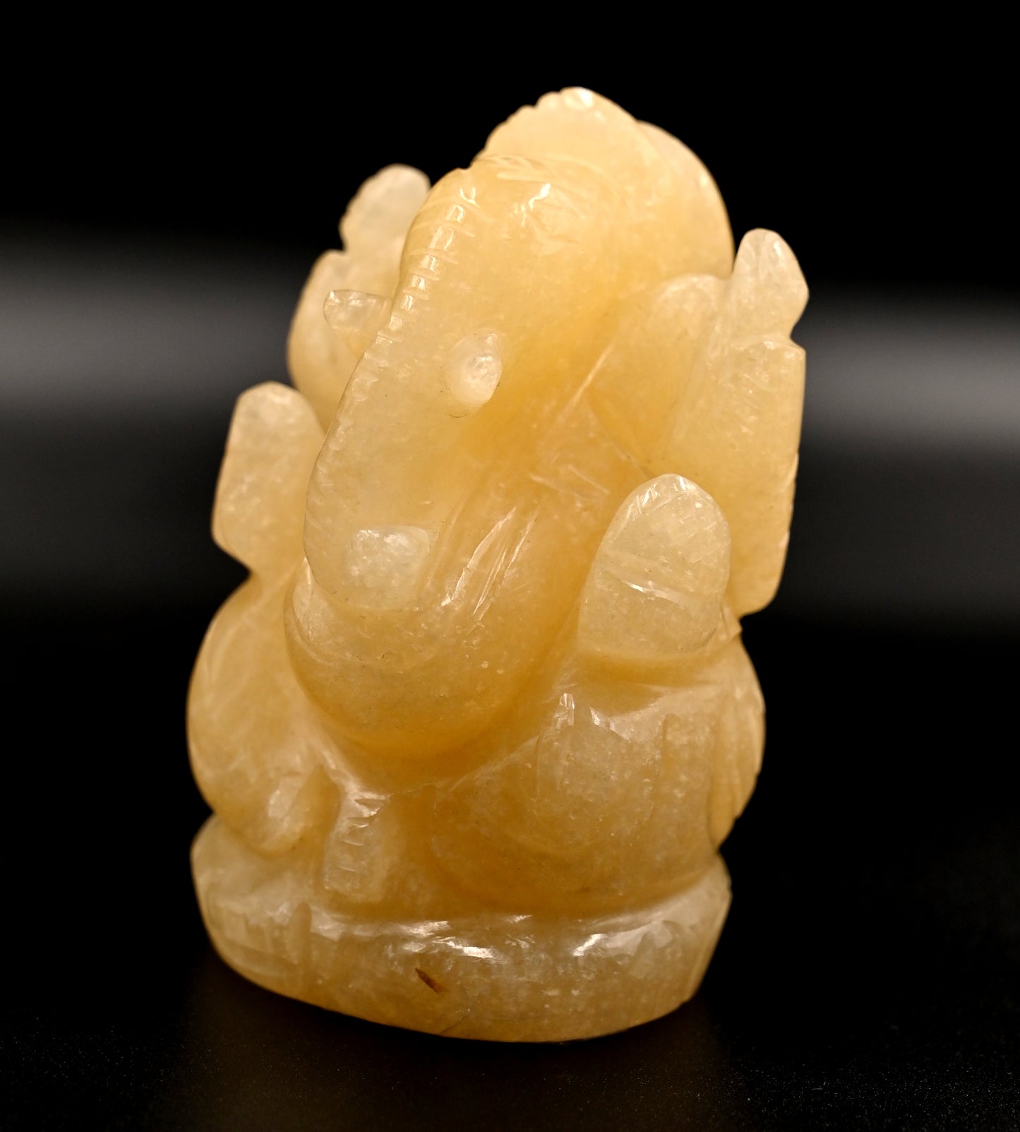 Yellow Aventurine Ganesh 293 Gram