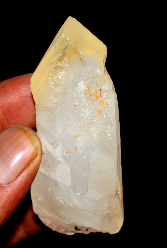 Elegant Lemurian Quartz Crystal – Enhances Spiritual Awareness and Intuition #LemurianQuartz #SpiritualAwareness #CrystalHealing #NaturalQuartz #IntuitionBoost