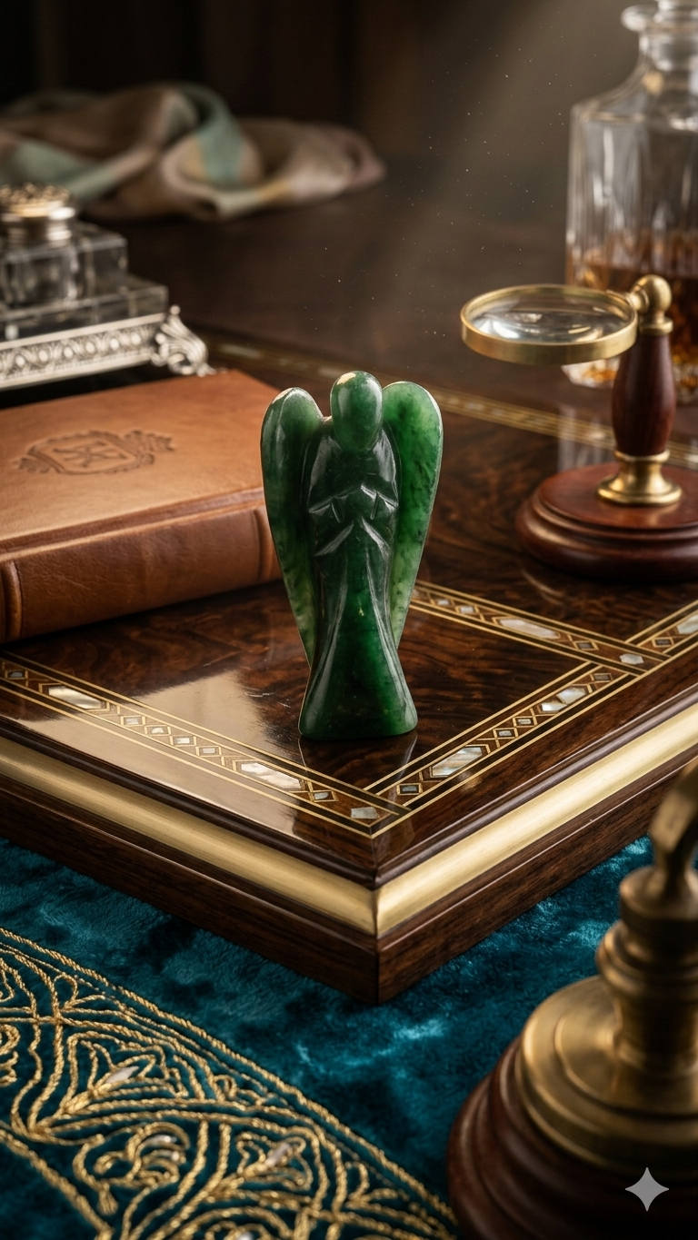 2 Inch Green Aventurine Angel for Wealth & Positive Energy