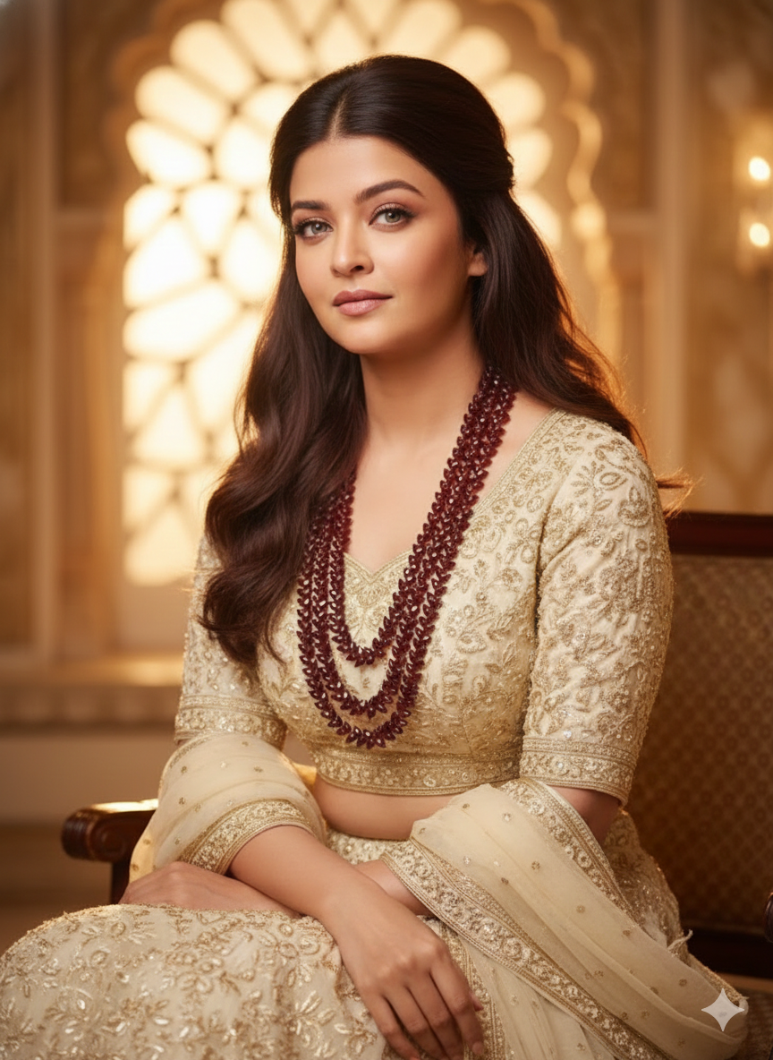 Garnet Faceted Beads Necklace | Natural Red Gemstone Jewelry