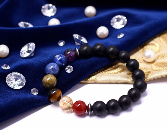 7 Chakra Adjustable Bracelet 8 MM Size
