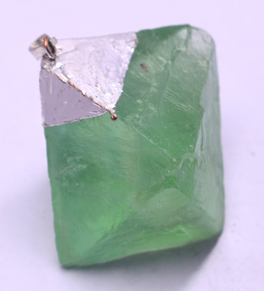 Green Fluorite Crystal Rough Pendant (9.60 Gram) for healing, protection, and energy balance #GreenFluorite #RoughPendant #CrystalHealing #EnergyBalance #HealingCrystals #FluoriteJewelry #Protection #ChakraHealing #NaturalGemstones #EnergyHealing #FluoritePendant #HealingStones #PositiveVibes #HolisticHealing