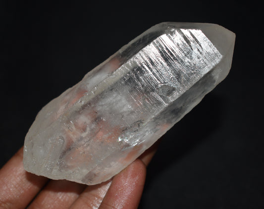 Very Beautiful Natural Lemurian Big Size Crystal – Clear Energizing- {Weight- 208.20 Gram},