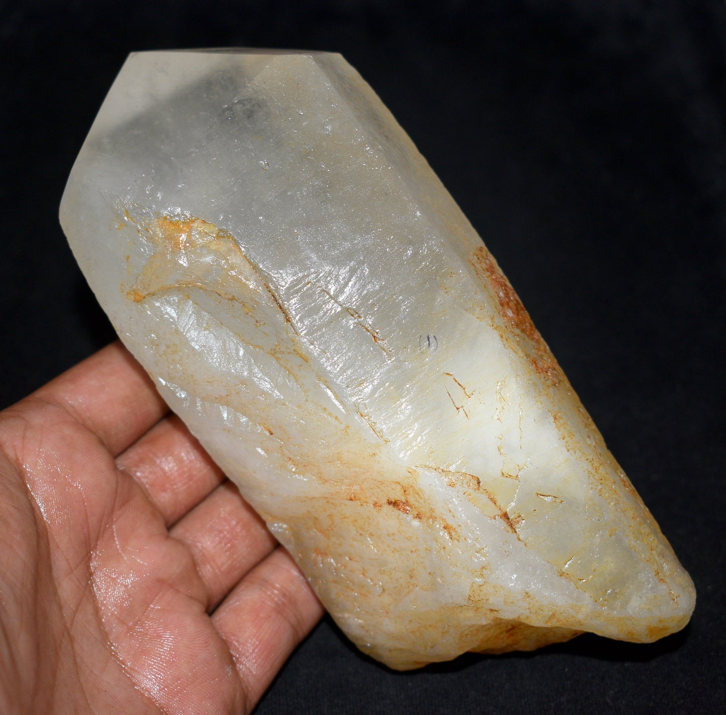 Very Rare And Beautiful Natural Lemurian Big Size Crystal – Clear Energizing- {Weight- 926.80 Gram},