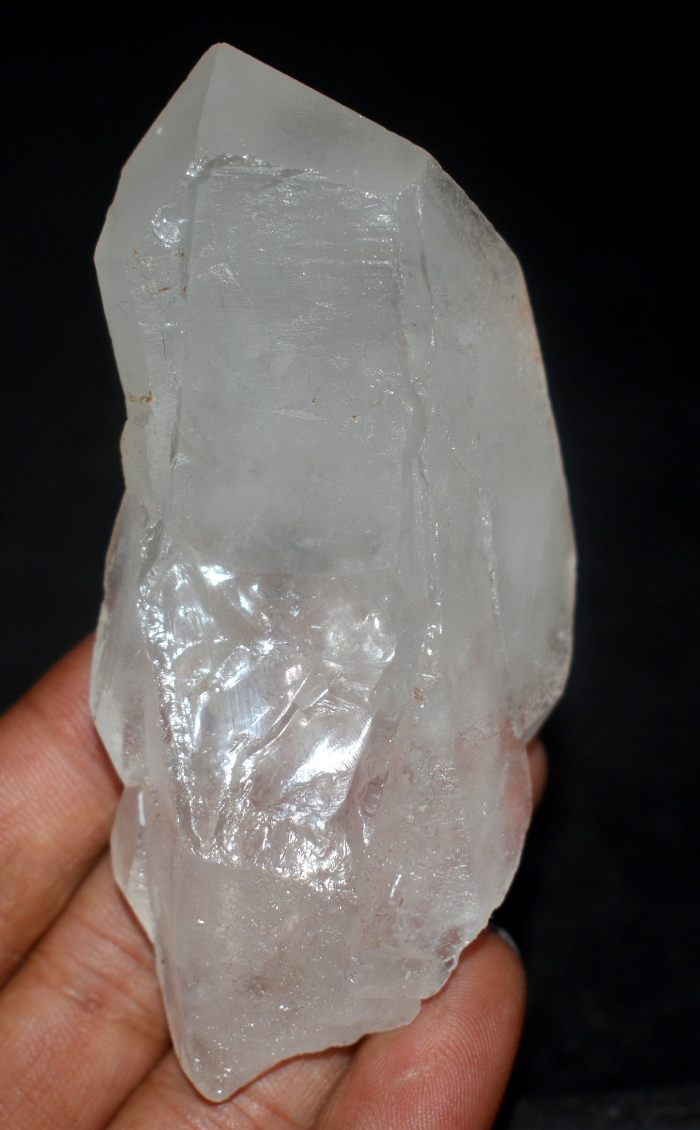 Very Rare And Beautiful Tantric Twin Window Crystal – Soul Mate Crystal - Enhances Energy Flow and Spiritual Healing- {Weight- 150.50 Gram}