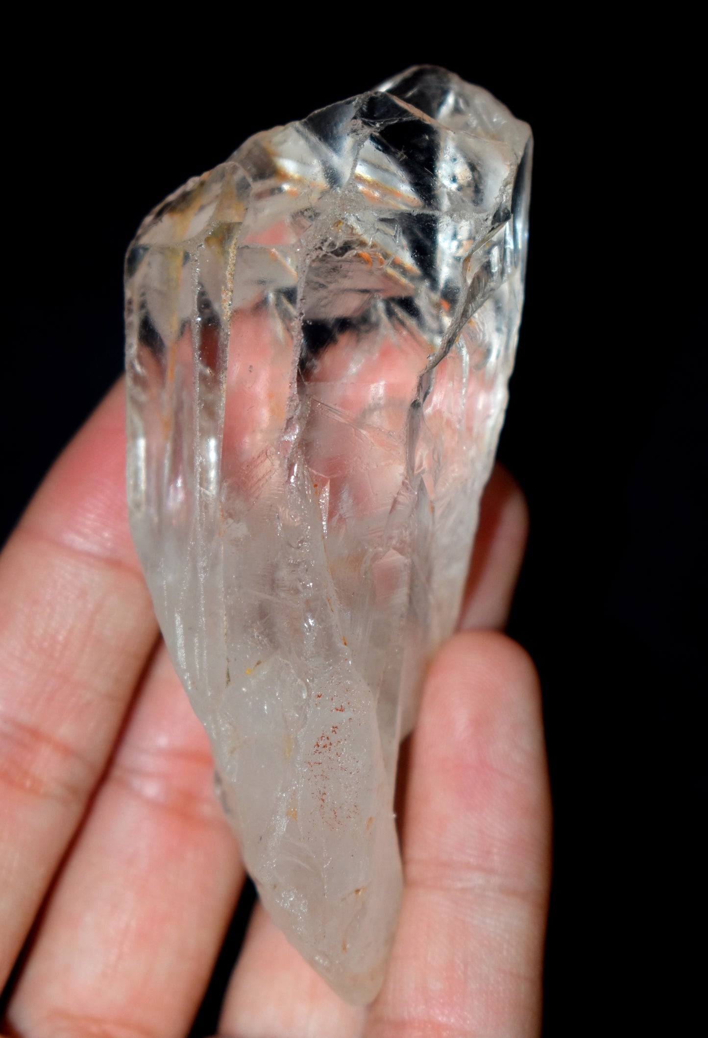 Very Very Rare Natural Tantric Twin Window Crystal – Soul Mate Crystal - Enhances Energy Flow and Spiritual Healing- {Weight- 95.00 Gram}