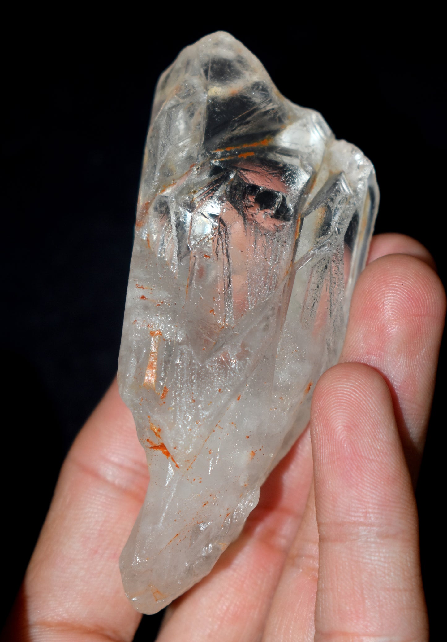 Very Very Rare Natural Tantric Twin Window Crystal – Soul Mate Crystal - Enhances Energy Flow and Spiritual Healing- {Weight- 95.00 Gram}