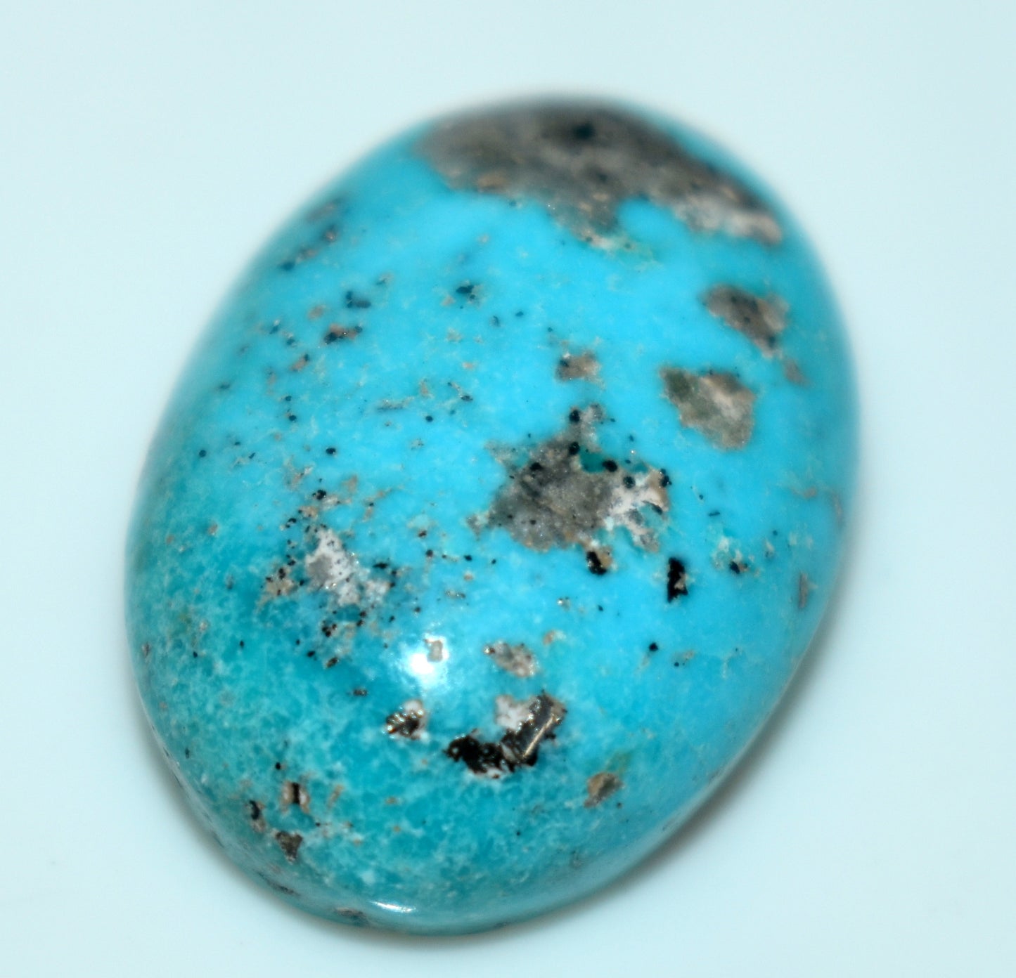 Beautiful Irani Turquoise {Firoza} Cabochon Gemstone, {Weight- 17.20 Carat}, Size-20x14x7mm