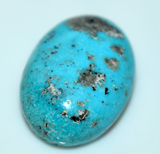 Beautiful Irani Turquoise {Firoza} Cabochon Gemstone, {Weight- 17.20 Carat}, Size-20x14x7mm