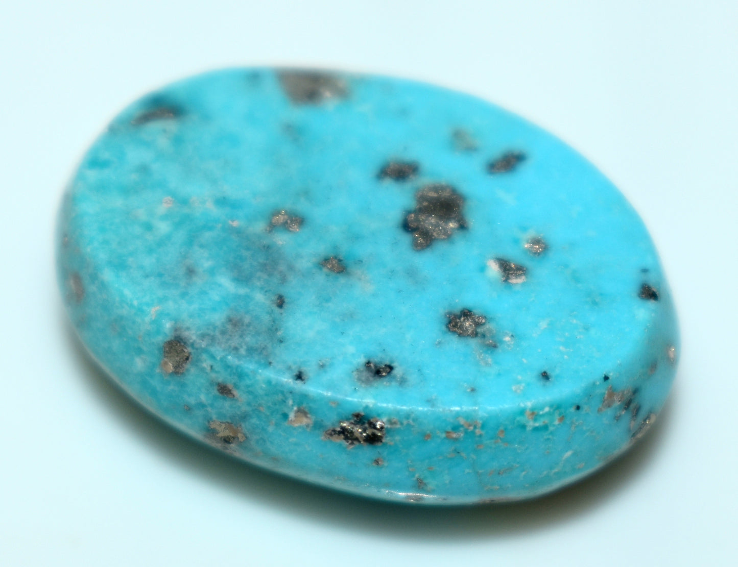 Beautiful Irani Turquoise {Firoza} Cabochon Gemstone, {Weight- 17.20 Carat}, Size-20x14x7mm