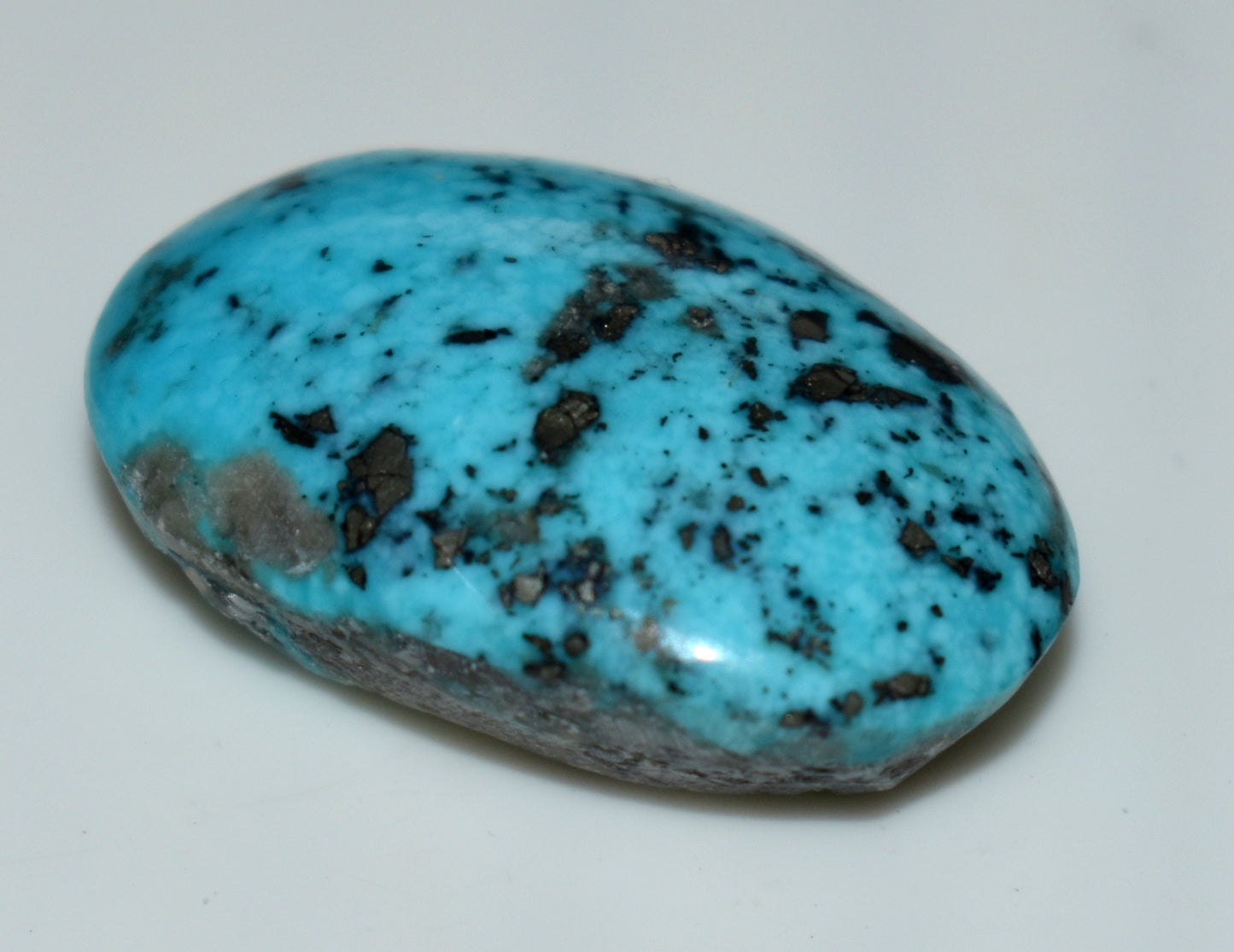 Beautiful Irani Turquoise {Firoza} Cabochon Gemstone, {Weight- 45.60 Carat}, Size-28.5x18.5x11mm