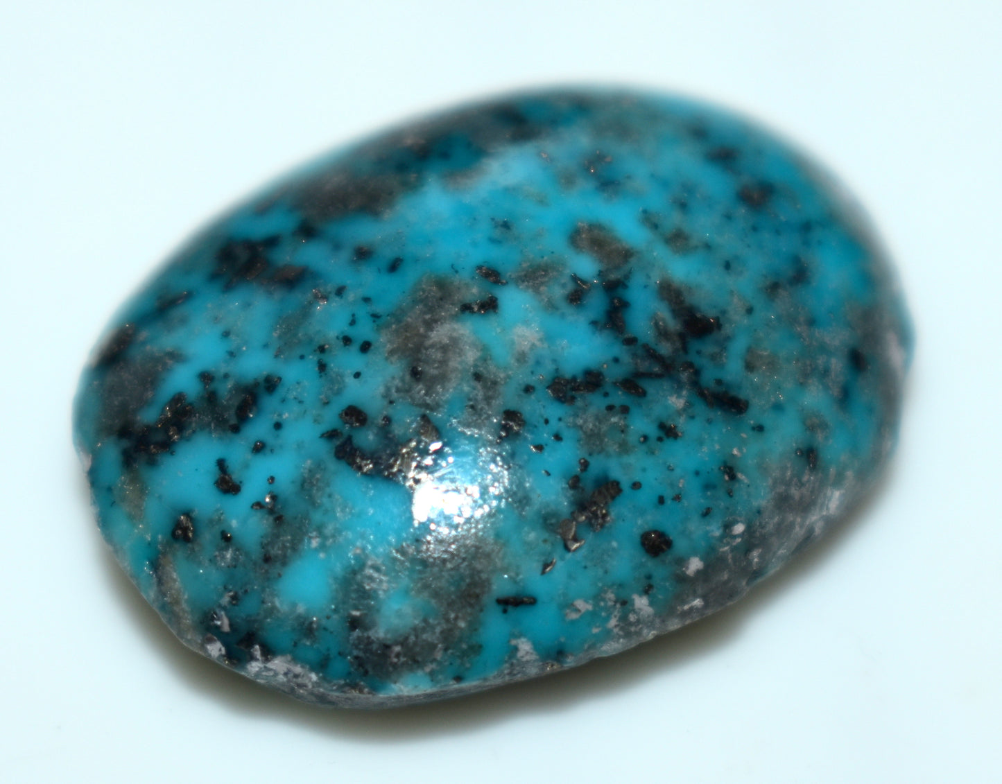 Beautiful Irani Turquoise {Firoza} Cabochon Gemstone, {Weight- 25.90 Carat}, Size-17.5x28.5x8mm