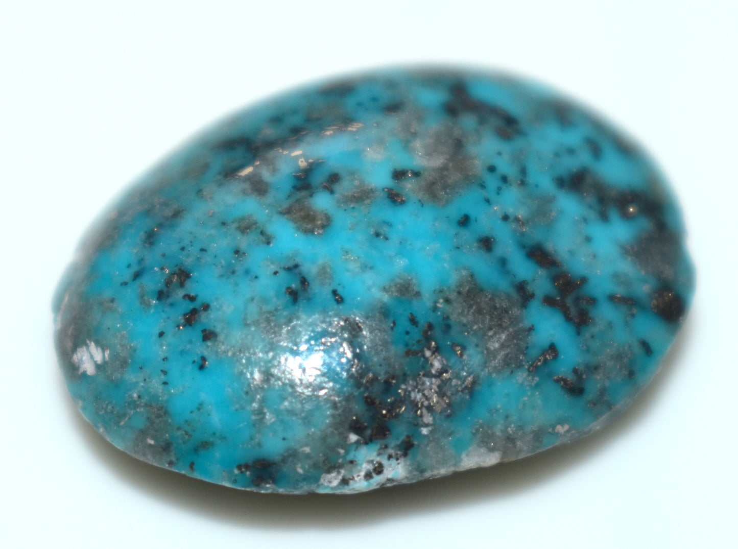 Beautiful Irani Turquoise {Firoza} Cabochon Gemstone, {Weight- 25.90 Carat}, Size-17.5x28.5x8mm