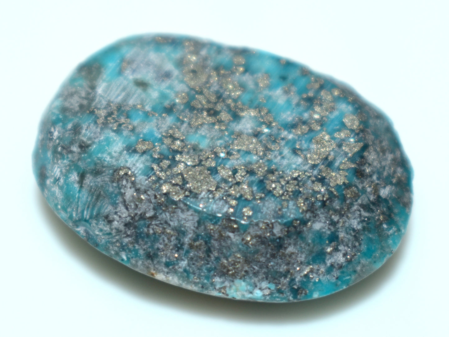 Beautiful Irani Turquoise {Firoza} Cabochon Gemstone, {Weight- 25.90 Carat}, Size-17.5x28.5x8mm