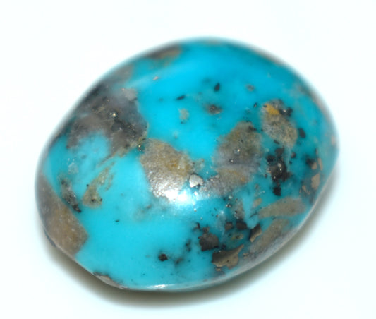 Irani Turquoise {Firoza} Cabochon Gemstone, {Weight- 19.40 Carat}, Size-15x18.5x9mm