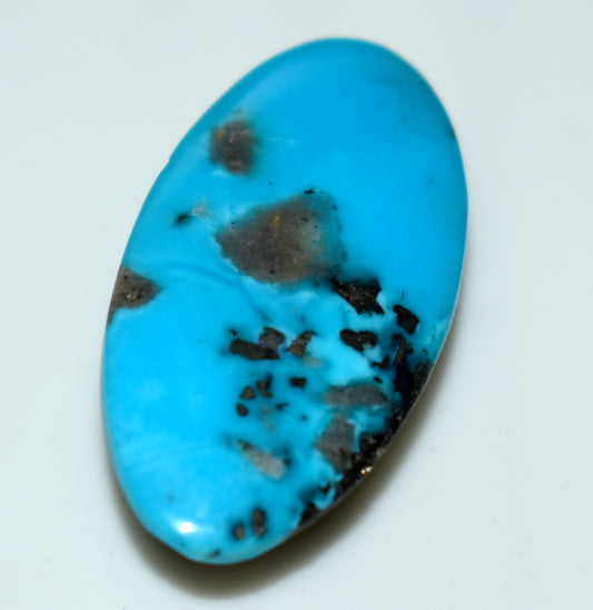 Beautiful Irani Turquoise {Firoza} Cabochon Gemstone, {Weight- 27.30 Carat}, Size-15x30x9mm