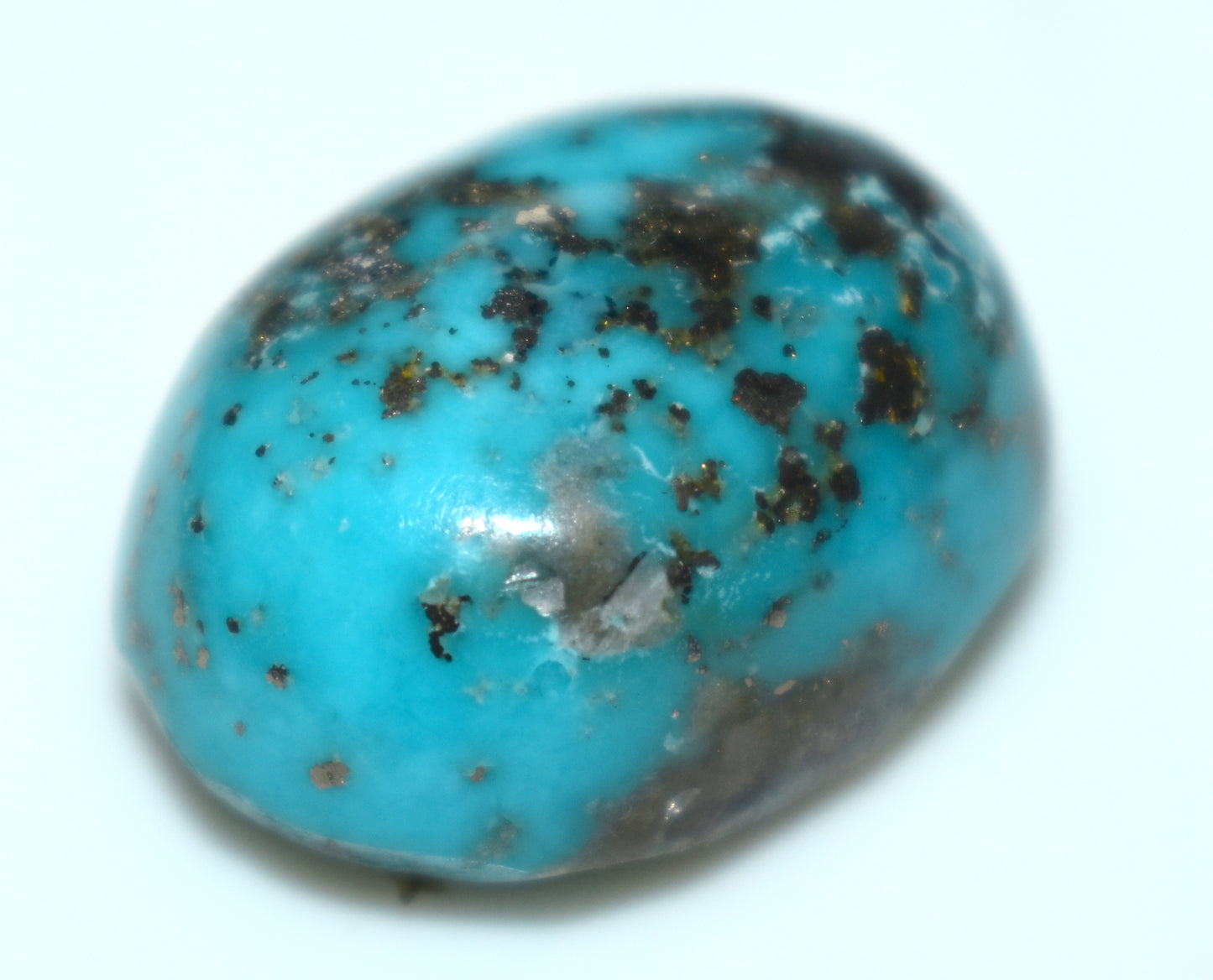 Irani Turquoise {Firoza} Cabochon Gemstone, {Weight- 30.40 Carat}, Size-22x16x12mm