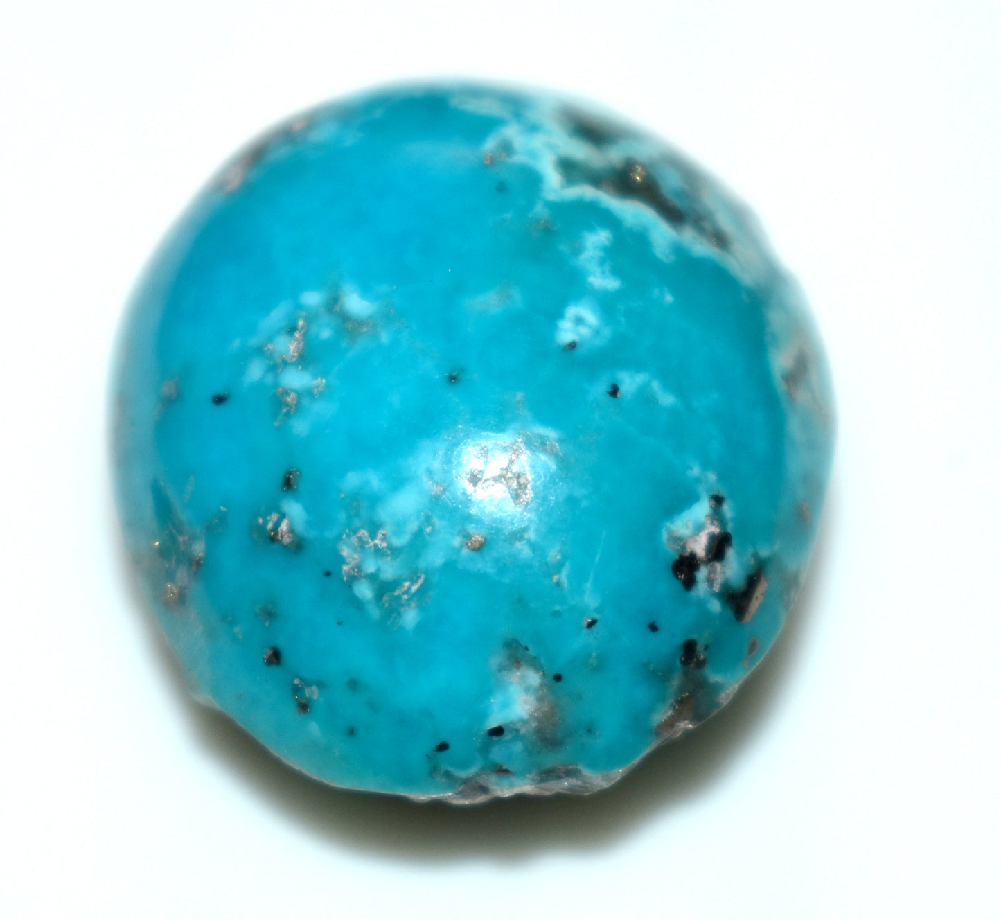 Irani Turquoise {Firoza} Cabochon Gemstone, {Weight- 33.00 Carat}, Size-21x17x13mm