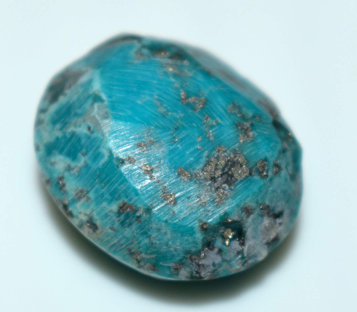 Irani Turquoise {Firoza} Cabochon Gemstone, {Weight- 33.00 Carat}, Size-21x17x13mm