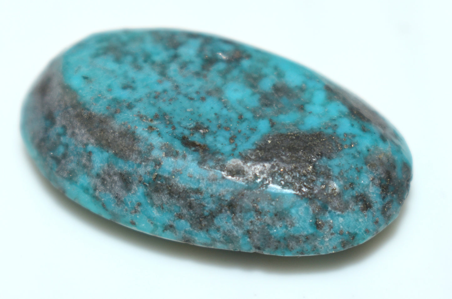 Beautiful Irani Turquoise {Firoza} Cabochon Gemstone, {Weight- 44.65 Carat}, Size-19x32x10mm