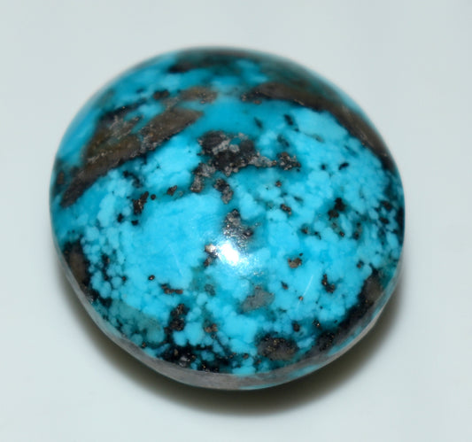 Beautiful Irani Turquoise {Firoza} Cabochon Gemstone, {Weight- 59.10 Carat}, Size-22.5x25x16mm