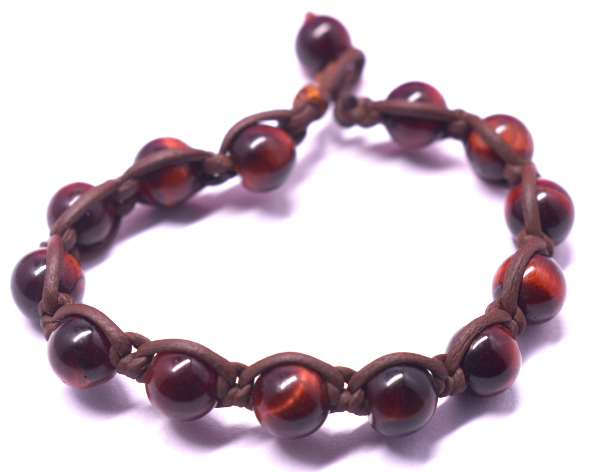 Iron Tiger Eye Bead Wire Bracelet – Boosts Confidence and Focus #IronTigerEye #Confidence #Focus #CrystalBracelet #WireJewelry