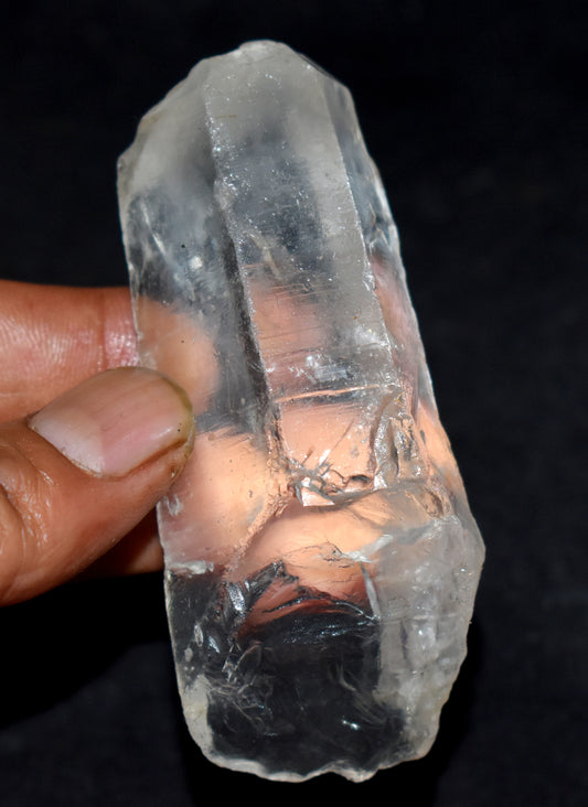 Lemurian Quartz Crystal – Clear Energizing- {Weight-110.70 Gram}