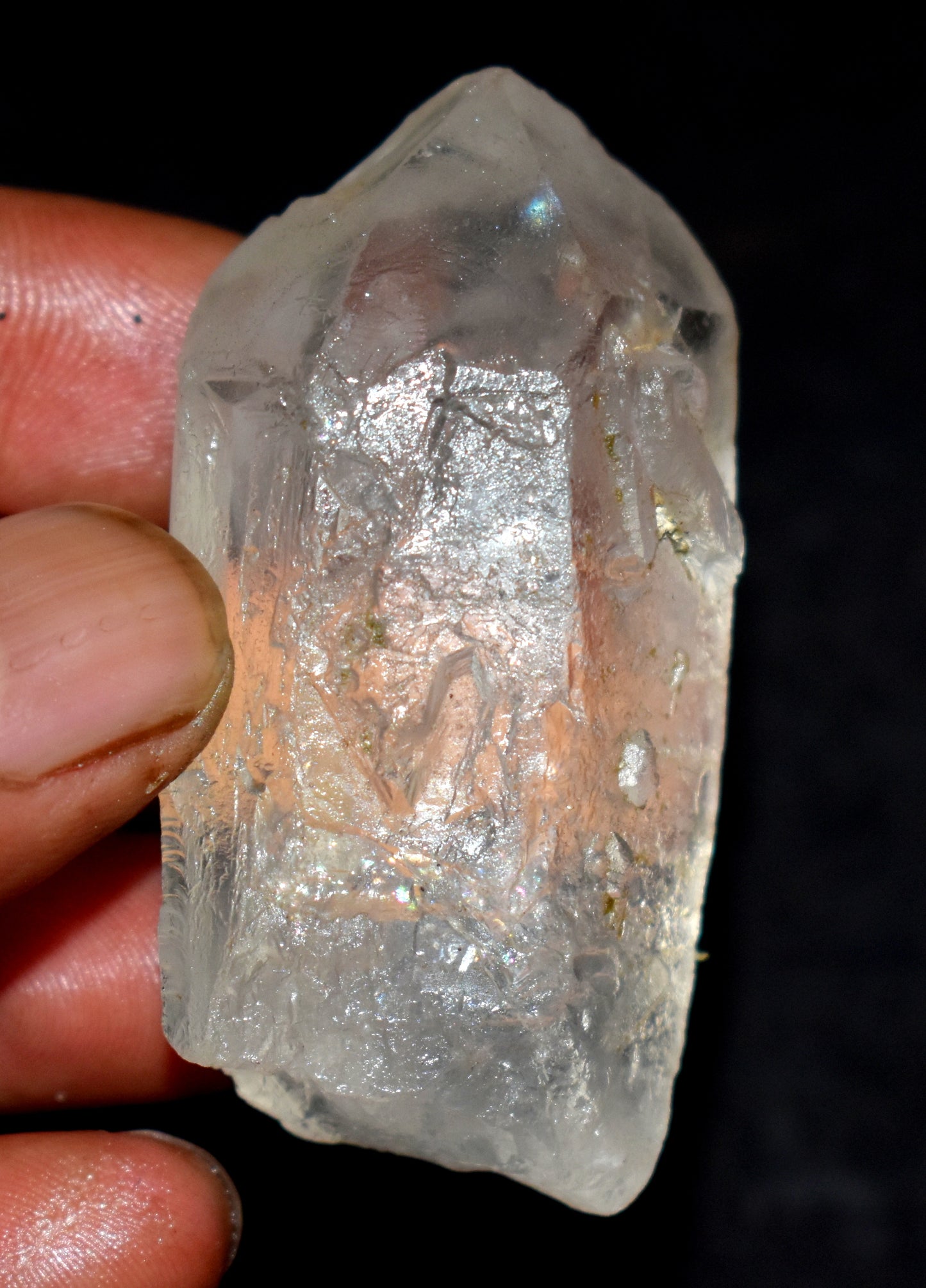 Beautiful Lemurian Quartz Crystal – Clear Energizing- {Weight-64.10 Gram}