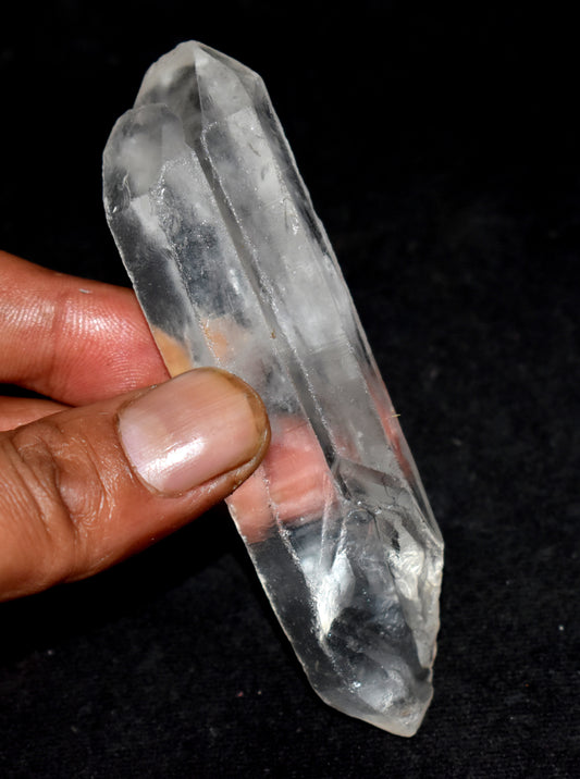 Tantric Twin Crystal Quartz Point – Enhances Energy Flow and Spiritual Healing- {Weight-75.10 Gram}