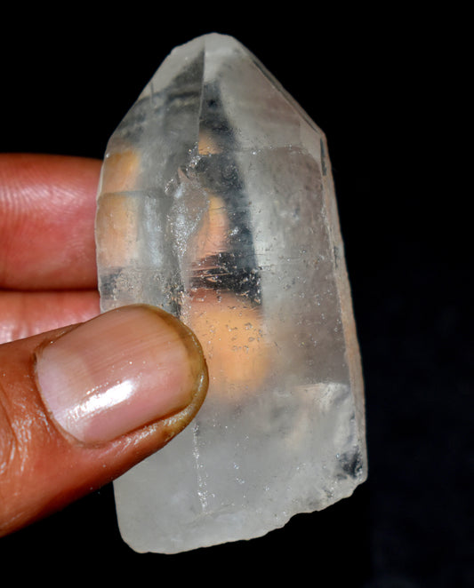 Natural Lemurian Quartz Crystal – Clear Energizing- {Weight-70.80 Gram}