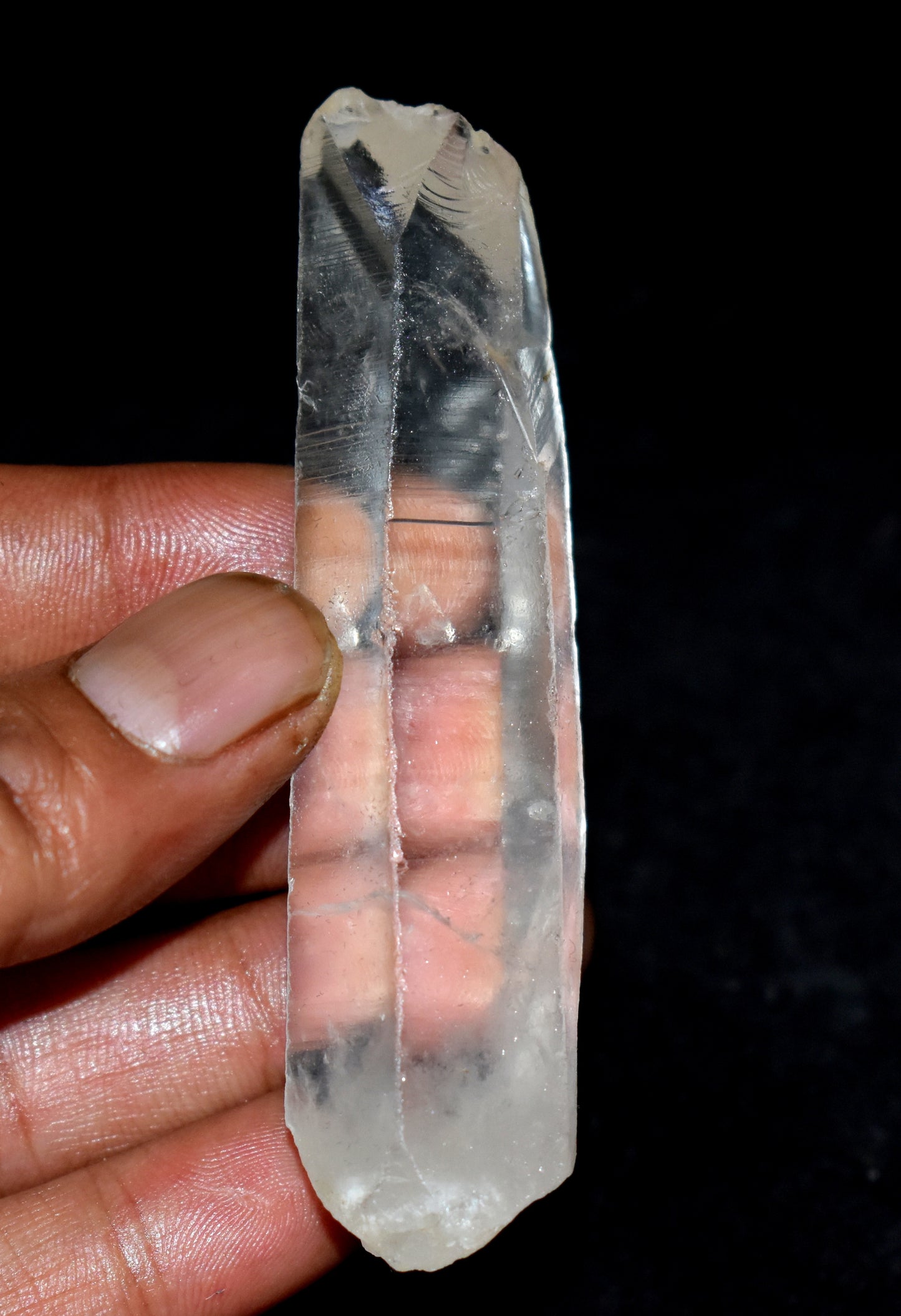 Lemurian Quartz Crystal – Clear Energizing- {Weight-55.60 Gram}