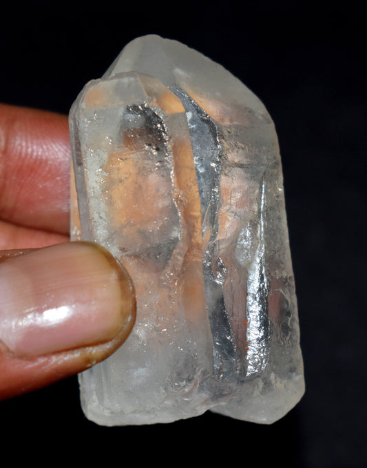 Tantric Twin Crystal, Soul Mate Crystal, Double Pointer – Enhances Energy Flow and Spiritual Healing- {Weight-65.00 Gram}