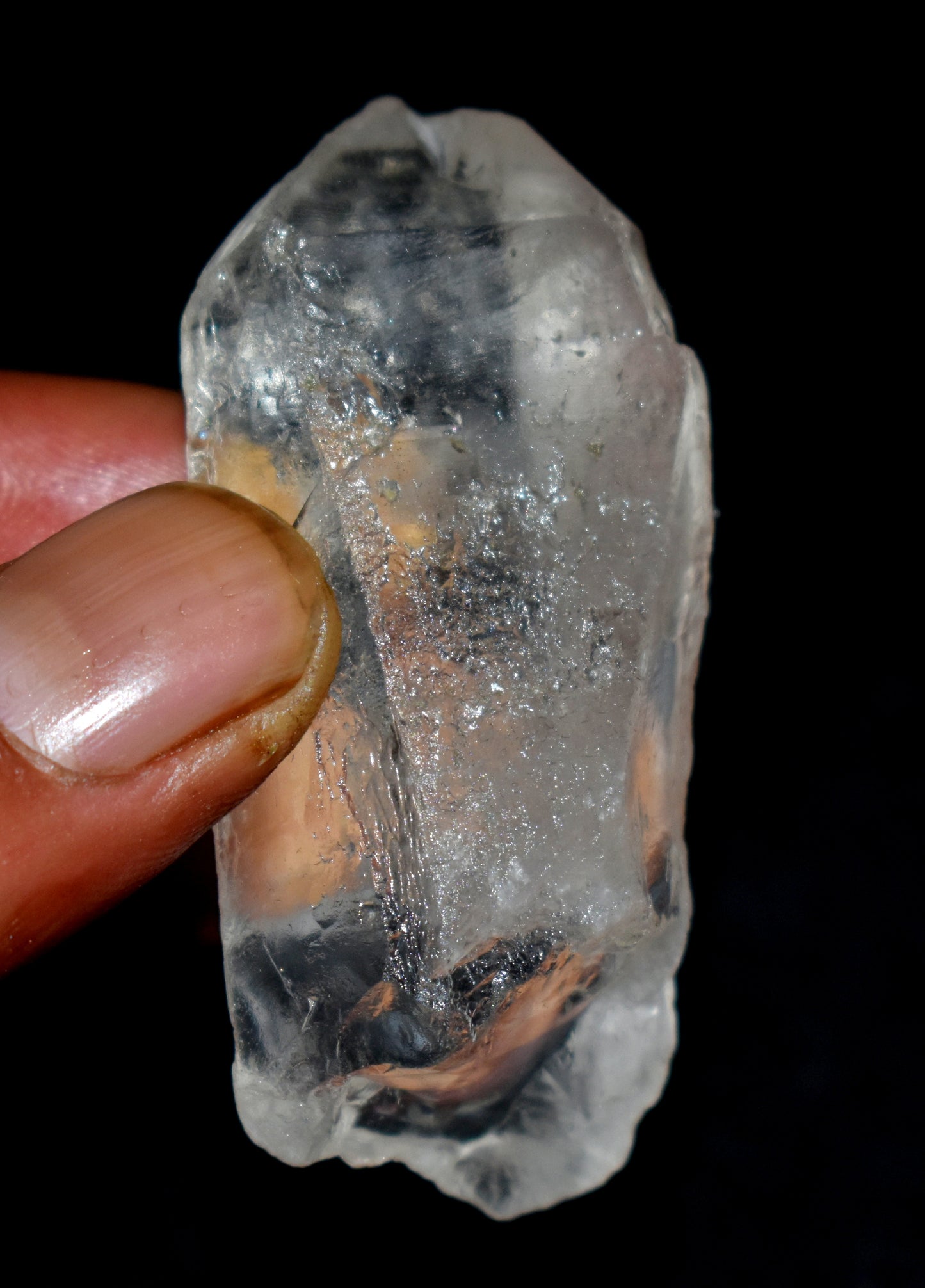 Natural Lemurian Quartz Crystal – Clear Energizing- {Weight-49.70 Gram}