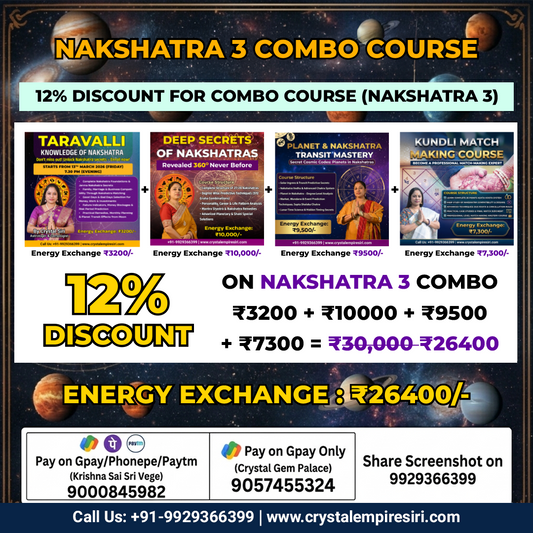 Nakshatra 3 Combo Course – 12% Mega Discount