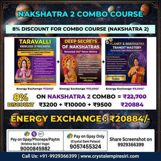 Nakshatra 2 Combo Course – 8% Special Discount
