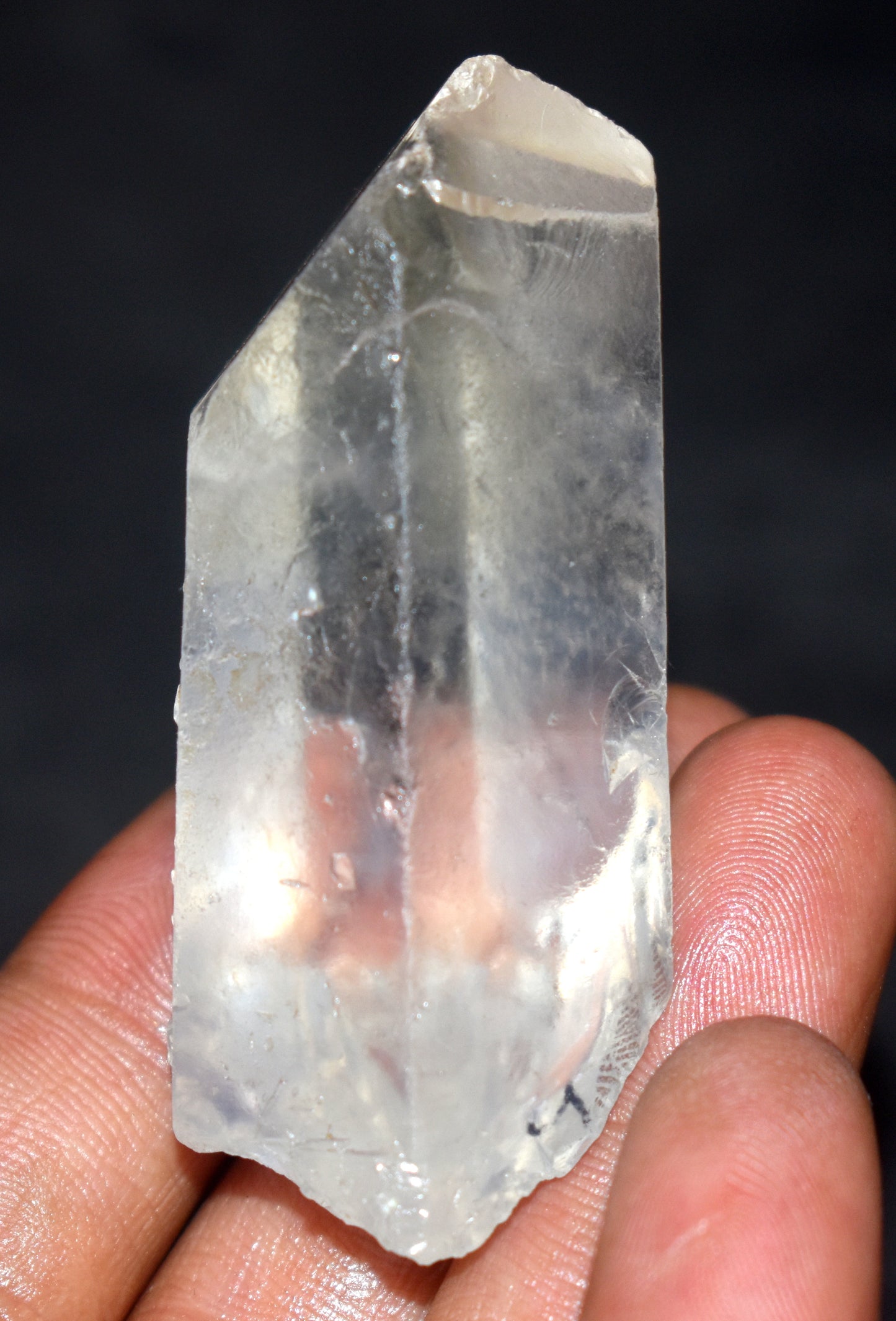 Lemurian Quartz Crystal – Clear Energizing- {Weight- 50.40 Gram},