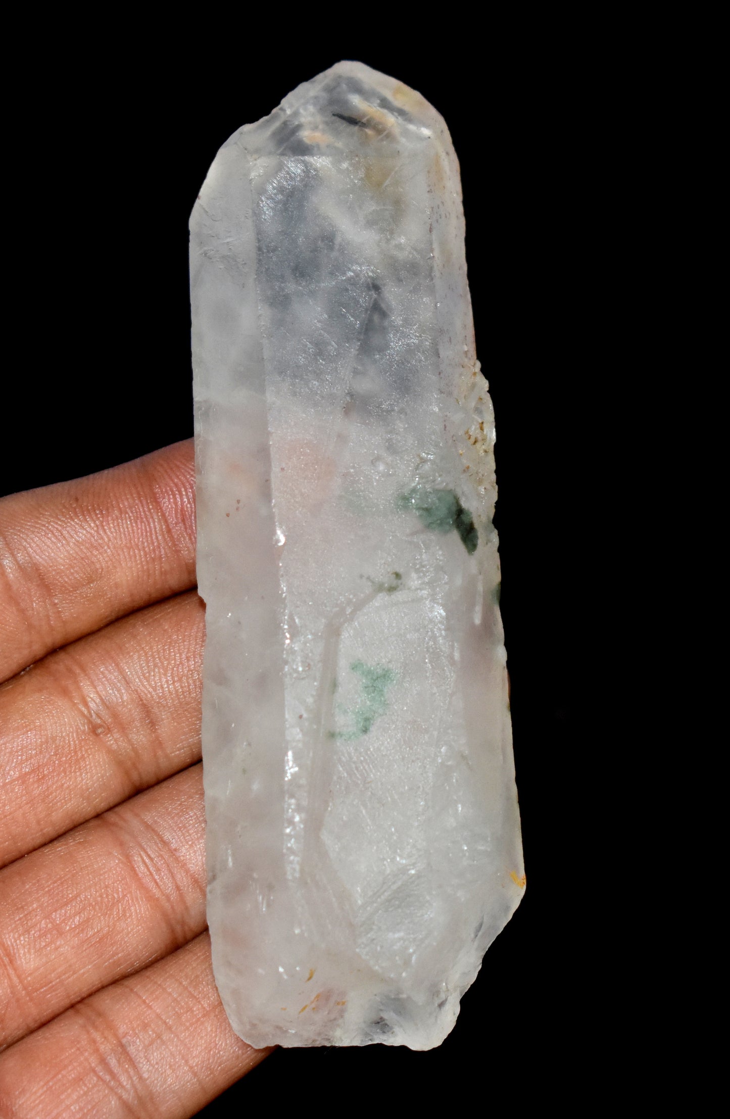  Natural Lemurian Quartz Crystal – Clear, High-Vibration Crystal for Energy Healing #LemurianQuartz #CrystalHealing #HighVibration #SpiritualAwakening #NaturalQuartz