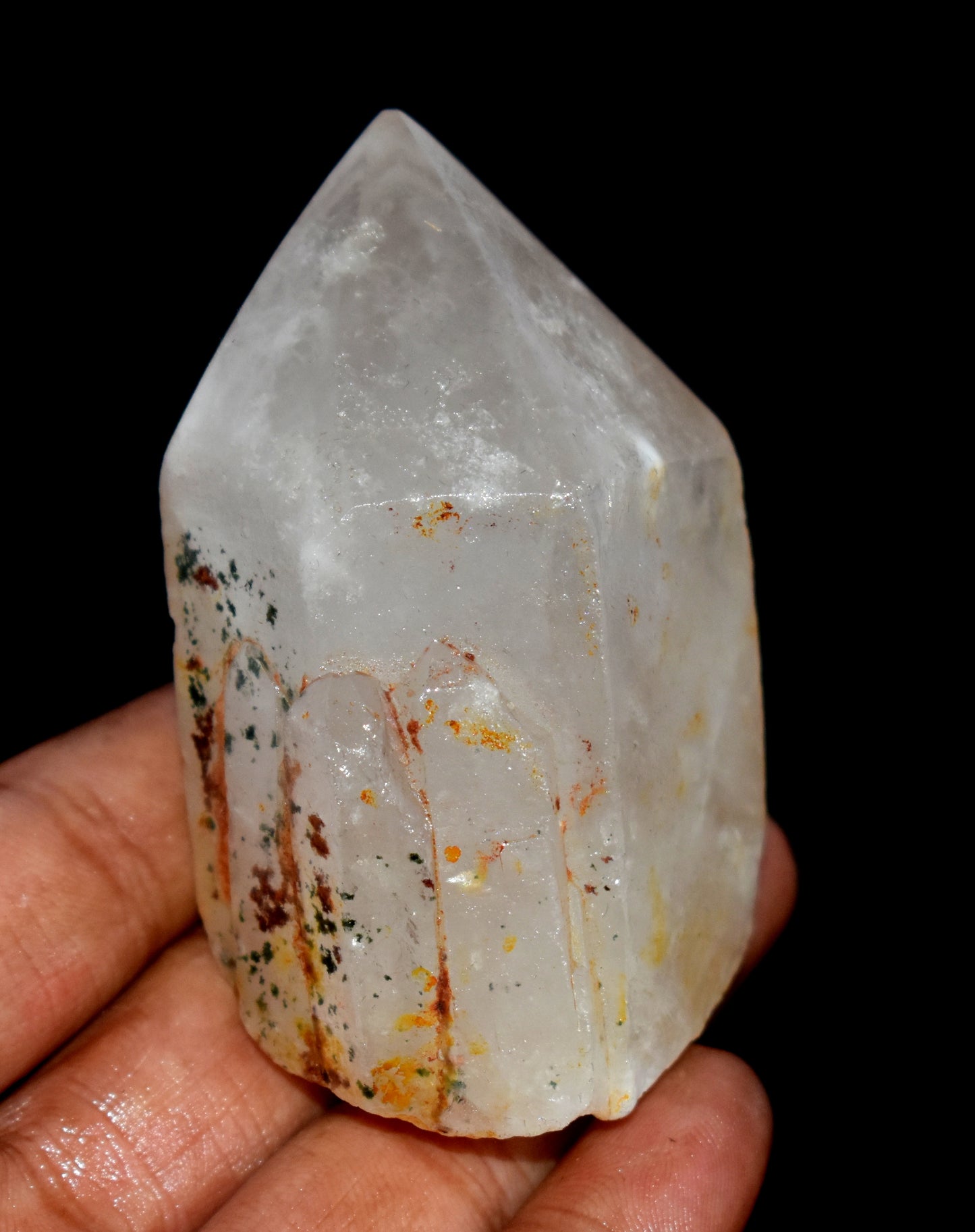 Natural Lemurian Quartz Crystal – Clear, High-Vibrational, and Enlightening #LemurianQuartz #HighVibrations #CrystalHealing #NaturalQuartz #SpiritualGrowth