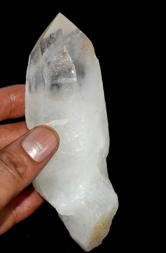  Natural Lemurian Quartz Crystal – Clear, Translucent, and Empowering #LemurianQuartz #CrystalHealing #NaturalQuartz #Empowerment #SpiritualEnergy







