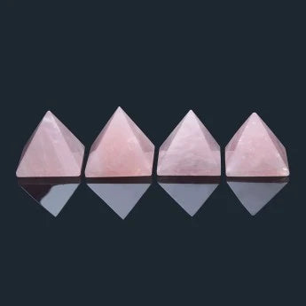  Rose Quartz Small Pyramids – Perfect for Love, Positive Energy, and Emotional Healing #RoseQuartz #LoveEnergy #PositiveEnergy #CrystalHealing #Pyramids