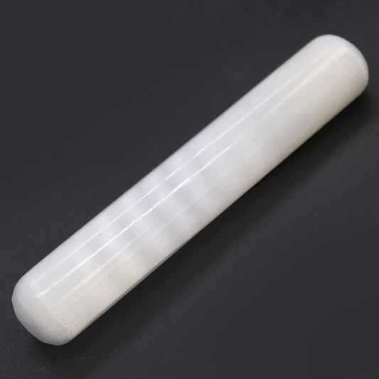 Rough Selenite Pencil - Selenite Long Stick for Energy Cleansing, Healing, 98.95 Gram Crystal for Purification